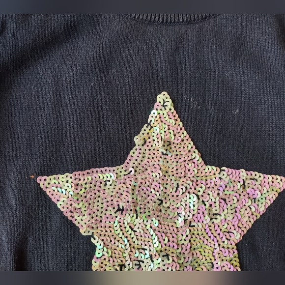 Gap 6/7 Sequin Star Sweater Dress - Picture 4 of 8